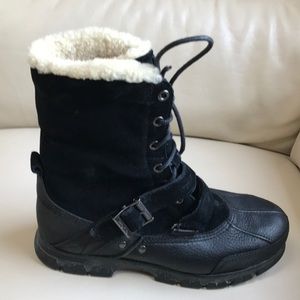 polo boots with fur inside